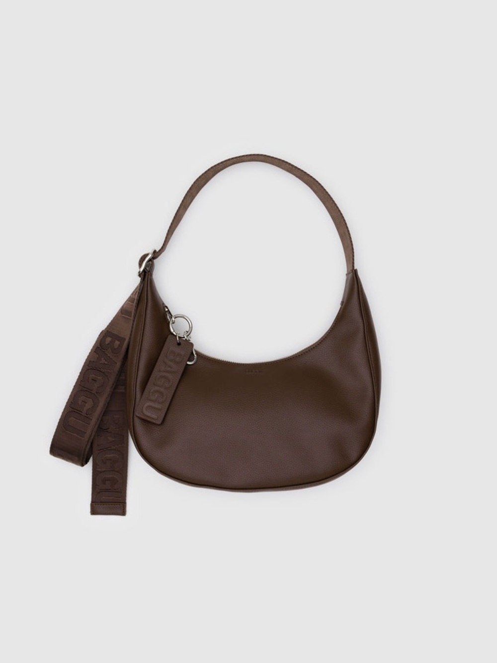 Baggu Small Recycled Leather Crescent Bag